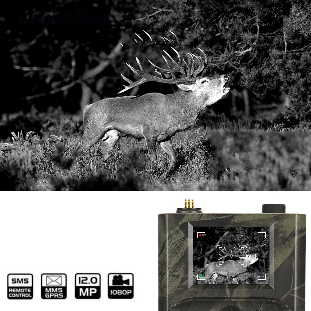 HC-300M 12MP 940nm охотничья камера ночного видения MMS ловушка Trail GSM GPRS 2G фото ловушки