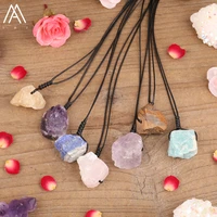 healing chakra crystal necklace for women citrines amethysts quartz crystal beads gold chain necklace reiki energy jewelry gift