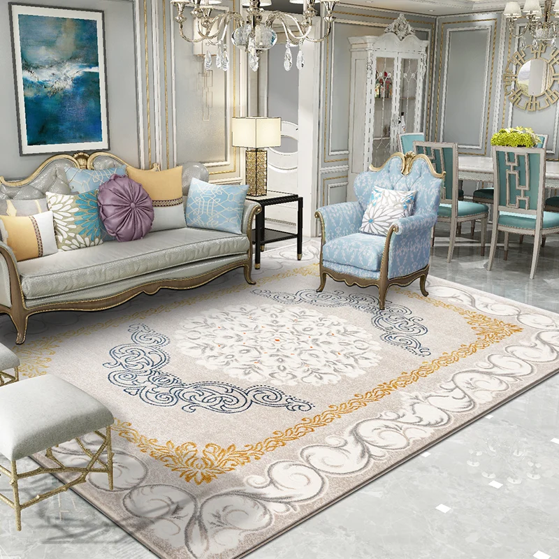 

Роскошный Ковер в современном европейском стиле, толстый полипропиленовый ковер для гостиной, дома, офиса, дивана, для кабинета и спальни, н...