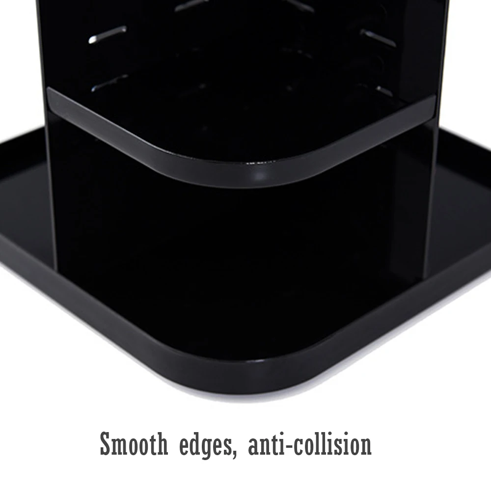 

Bathroom Makeup Organizer Transparent Acrylic 360-Degree Rotating Desktop Makeup Box DIY Detachable Cosmetic Jewelry Storage Box