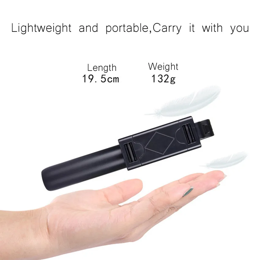 Беспроводная Bluetooth селфи-палка складной мини-штатив расширяемый монопод с