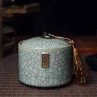 celadon sealed jar ceramic tea packaging box travel portable teapot tea set 340ml teapot living room coffee table tea set
