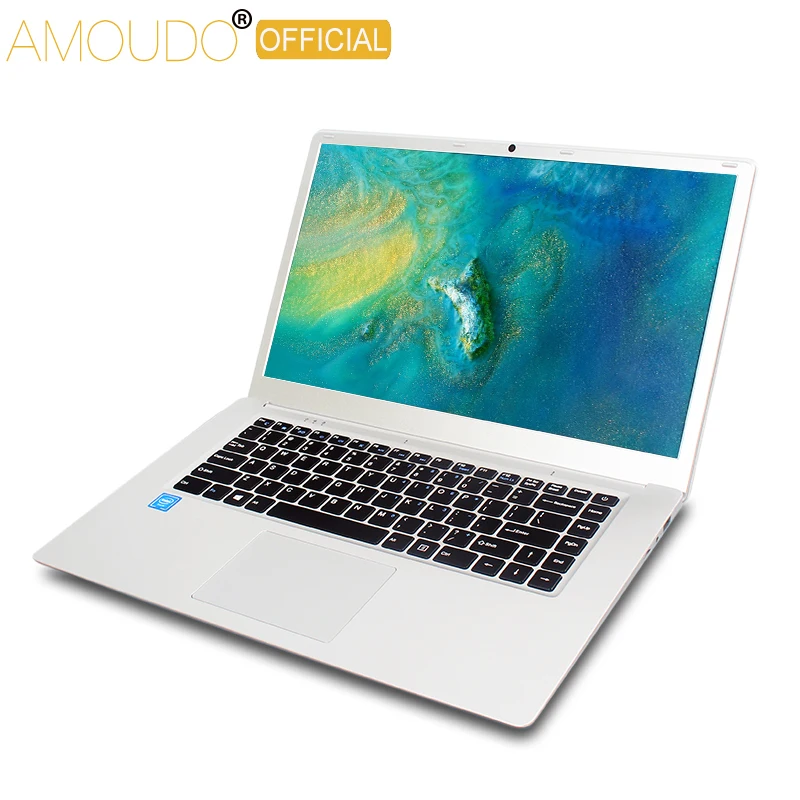 AMOUDO 15,6 дюймов 4 Гб ОЗУ+ 64 Гб eMMC Intel Braswell четырехъядерный Win 10 двухдиапазонный Wifi Bluetooth 4,0 ноутбук компьютер