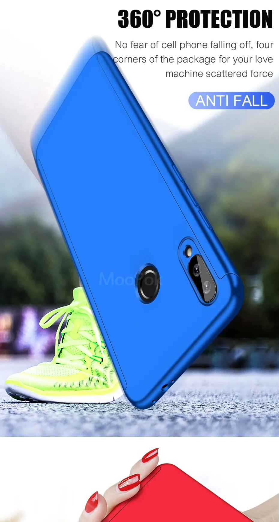 Moopok 360 Полный чехол для телефона Xiaomi Redmi Note 7 6 5 Pro 5A защитный чехол для Redmi 7A 6A K20 Pro 5 Plus чехлы