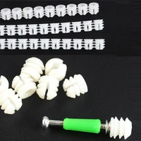2000pcs m6 nylon pre insert embedded nut barrel furniture cupboard cabinet 3 in1 cam connector hammer knock in air drive