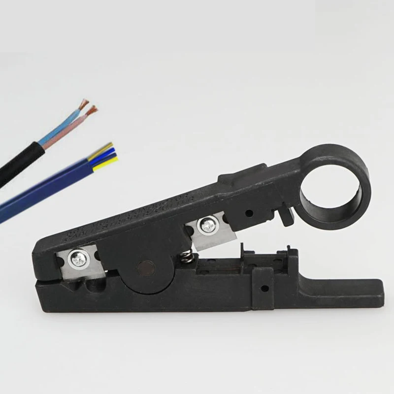 

RJ45 Crimping Tool with Lock Wire Stripper Cutter for Cat5 Cat6 Cat7 6P8P Crimping Network Repair Tool Metal Clip Pliers