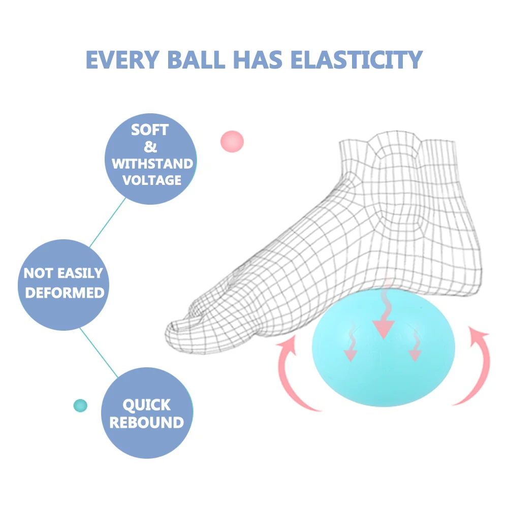 50 шт. 7 см мяч для снятия стресса экологически чистые мягкие шарики сухого