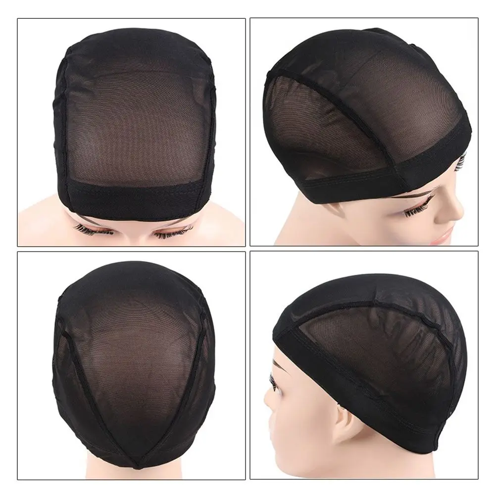 Лидер продаж черная шапочка для парика изготовления женских эластичная