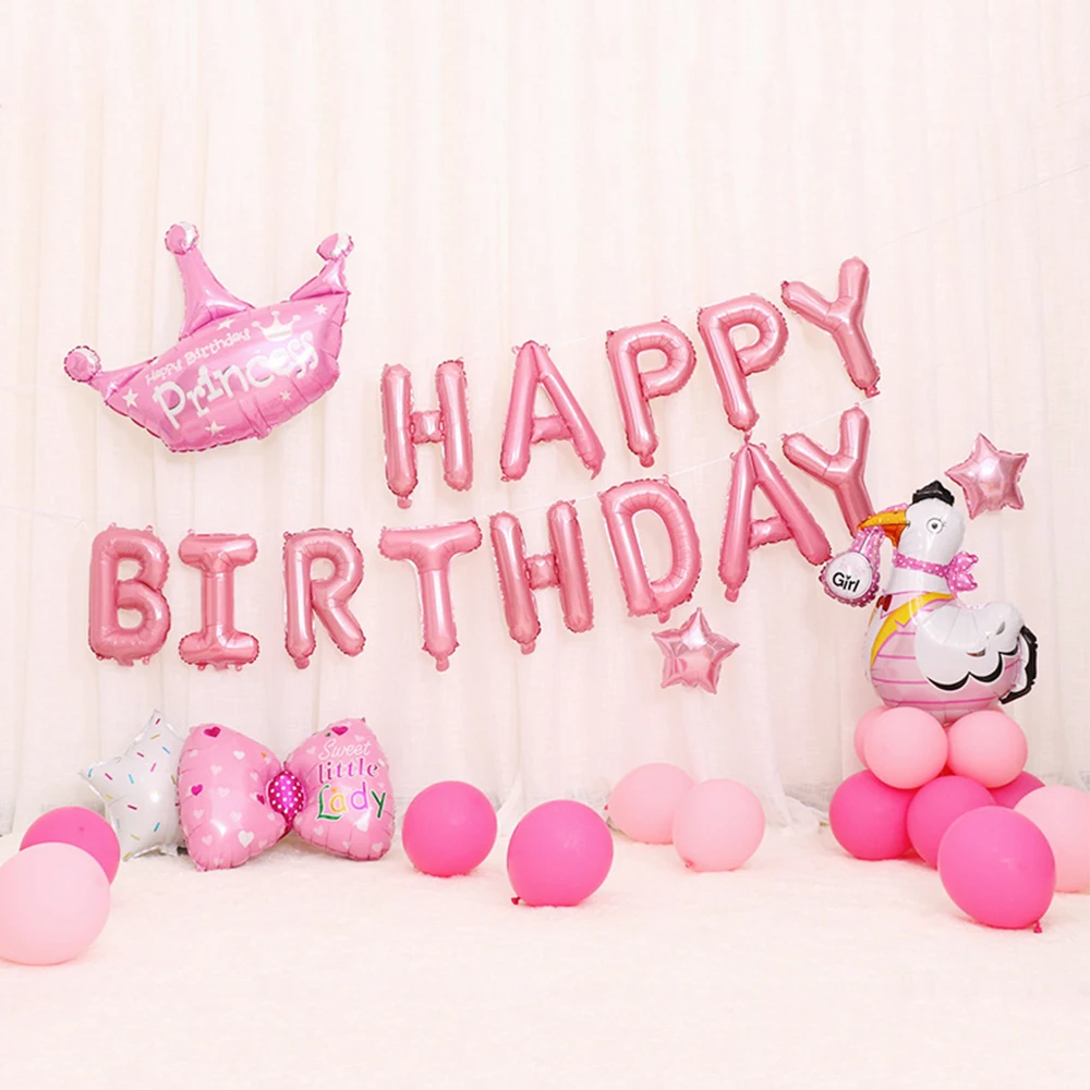 Разноцветные шары на день рождения Набор радужных алфавитов латексные свадебные