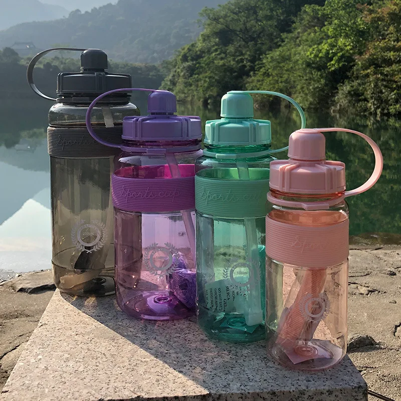 

Embed Life Free Bpa Plastic Outdoor Sport Water Bottle 600ml 1000ml 2000ml Good Sealing Straw Type Camping Water Bottles
