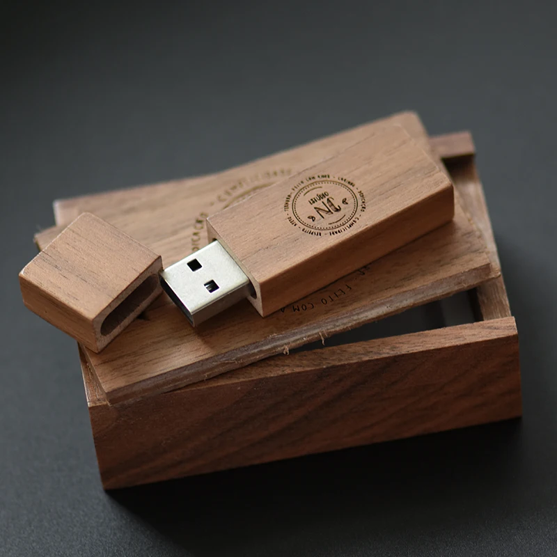 JASTER высокоскоростной USB 2 0 Пользовательский логотип Деревянная Карта памяти usb