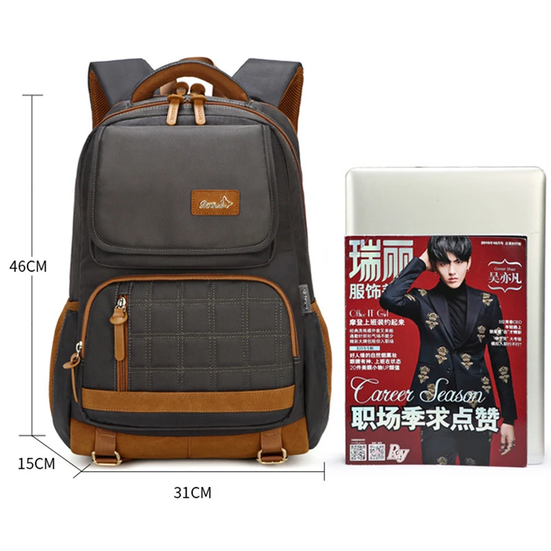 Водонепроницаемый ортопедический рюкзак для девочек и мальчиков детские