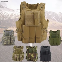 tactical vest for airsoft paintball body armor camouflage military combat assault plate carrier molle vest outdoor hunting vest