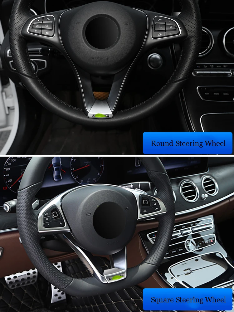 Для A B C E класс GLA CLA GLC GLE GLS W213 W205 x253 руль декор в виде эмблемы наклейка значок украшение логотип AMG