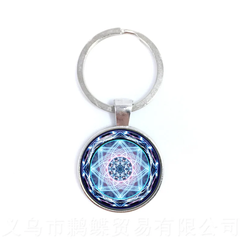 Мандалы художественного брелок для йоги послужат прекрасным подарком друзей