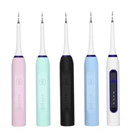 portable sonic dental scaler 2 in 1 electric toothbrush usb tooth calculus remover whiten tooth stains tartar cleaner 4 modes