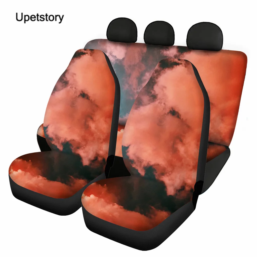 

Автомобильные аксессуары Upetstory, дизайнерские пылезащитные чехлы на передние и задние сиденья автомобиля, универсальная защита для сидений ...