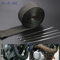 exhaust manifold heat insulation glass fiber thermal wrap tape for suzuki burgman 400 125 gsx r600 r1000 s1000 r700 s750 drz 400