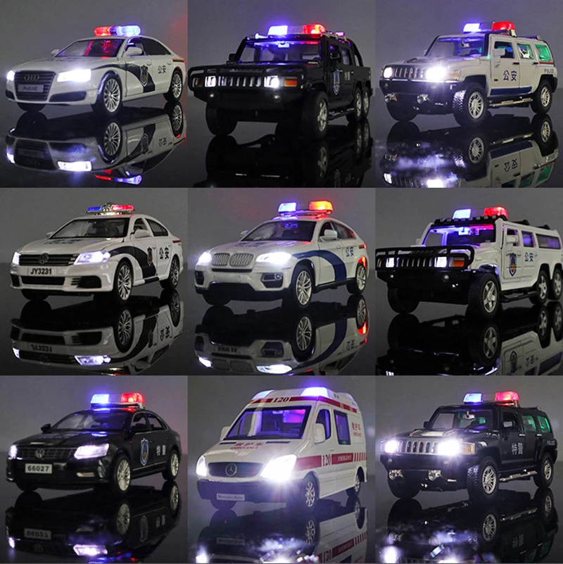 Модель автомобиля полиция в масштабе 1:32 Форд рейнджер X7 машина скорой помощи TOYOTA