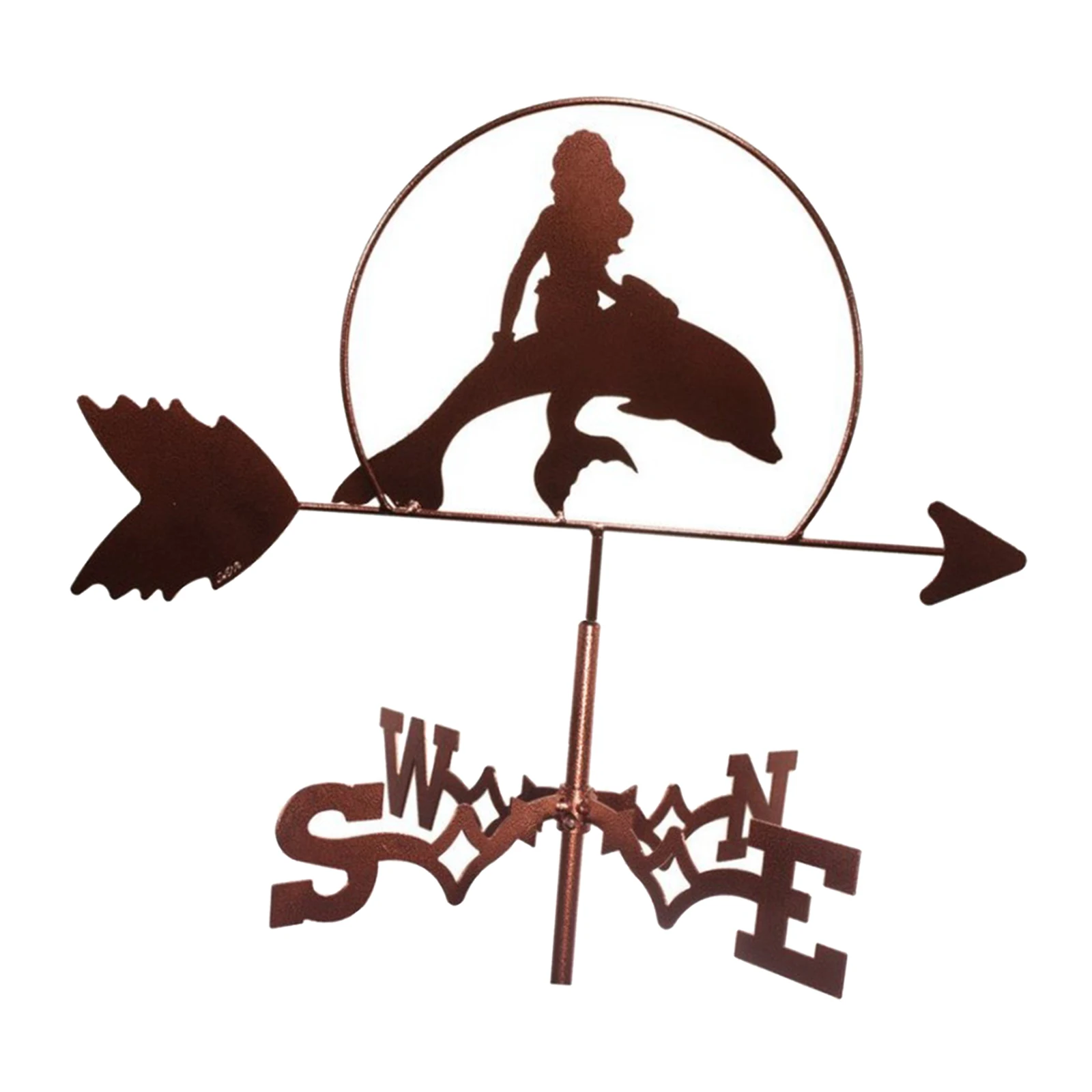 Русалка из нержавеющей стали Погодостойкая крыша навесная лопасть для фермы |