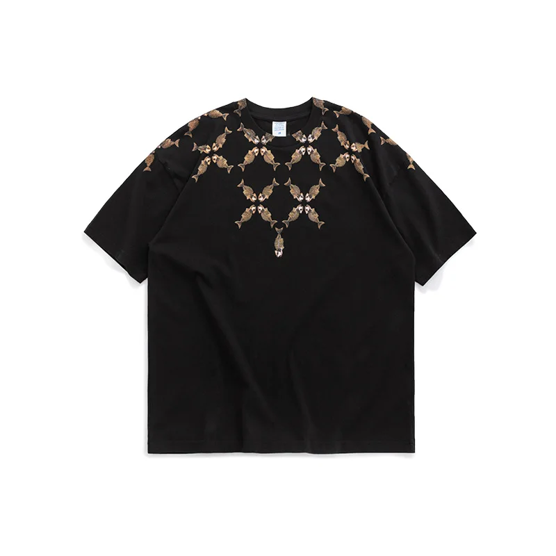 

VIMASS 2020 New personality t shirt Men Short Sleeve Tees O-neck Tops before unisex