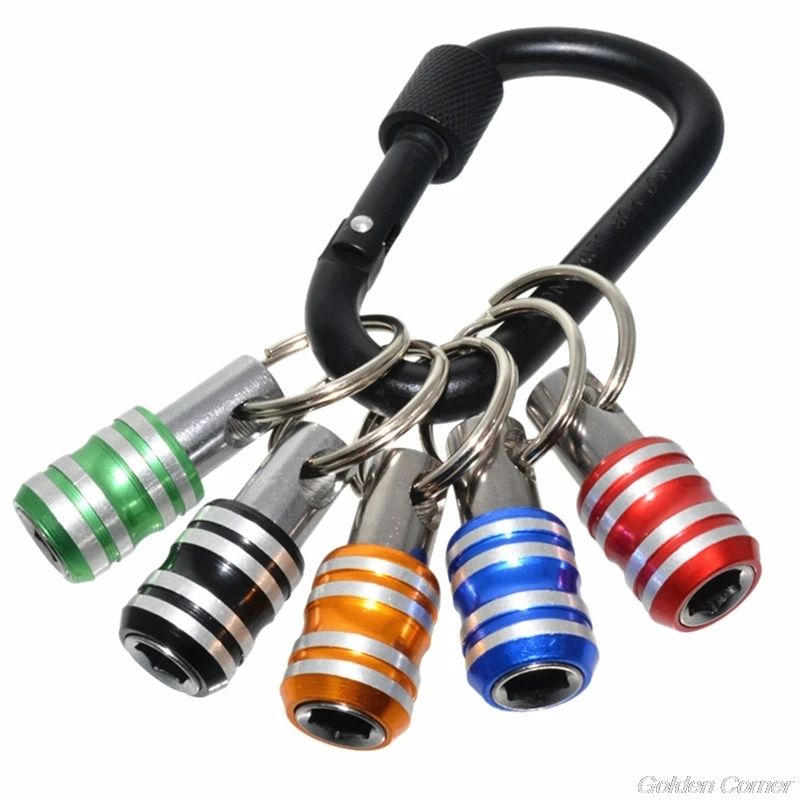 

1/4inch Hex Shank Screwdriver Bits Holder Extension Bar Drill Screw Adapter Quick Release Keychain F25 21 Dropshipping