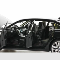 118 2019 style A6L Genuine Simulation car model Alloy Children Toys License Collection Gift Kids 6 open door Steering linkage