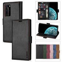 luxury wallet case for huawei p40 p30 p20 lite pro y6 y7 prime p smart 2019 2021 mate 40 30 20 10 lite pro leather phone cver