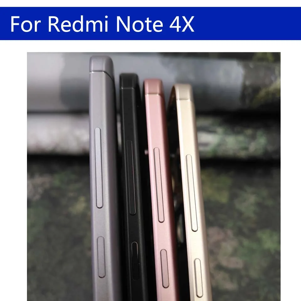 Note4X задняя крышка батарейного отсека для Xiaomi Redmi Note 4x задняя крышка батарейного отсека чехол на заднюю крышку корпус замена корпуса
