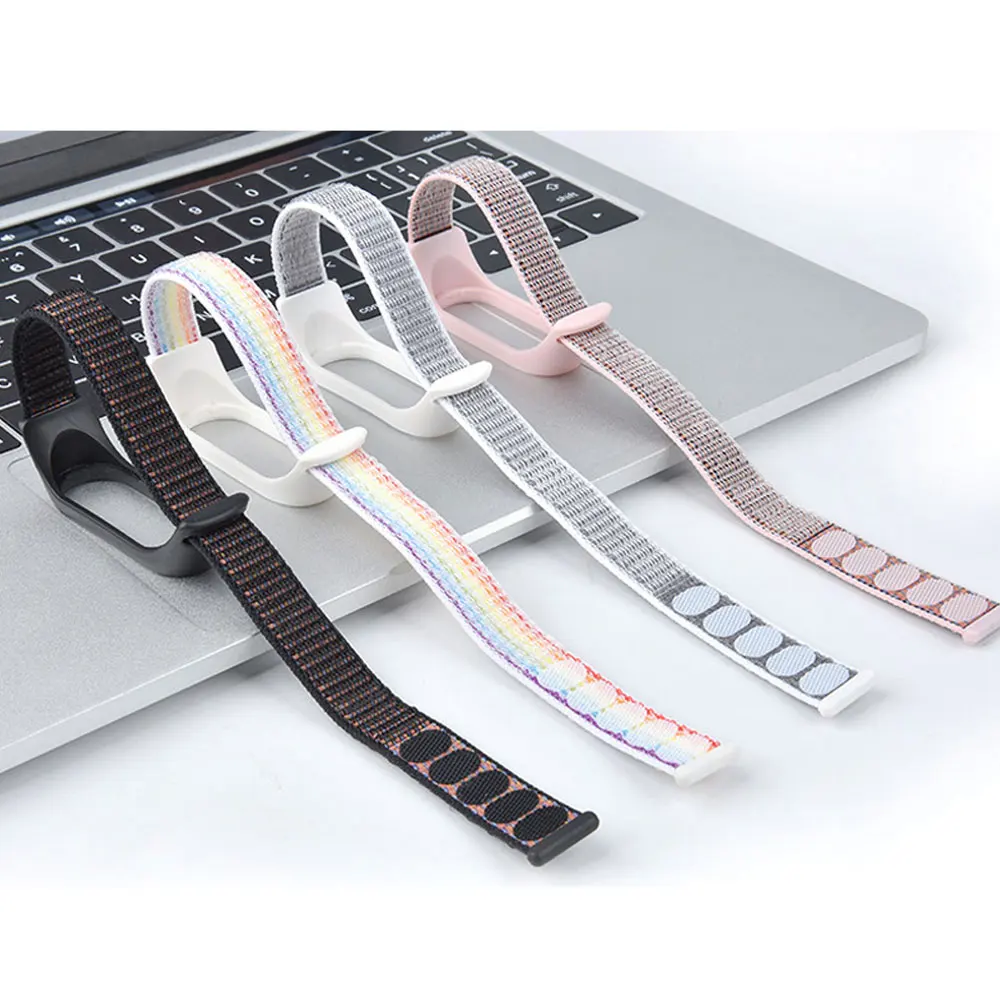 Nylon Watch Band Straps for Xiaomi Mi Band 7 6 5 4 3 Universal Sports Breathable Replacement Bracelet for Miband Accessories