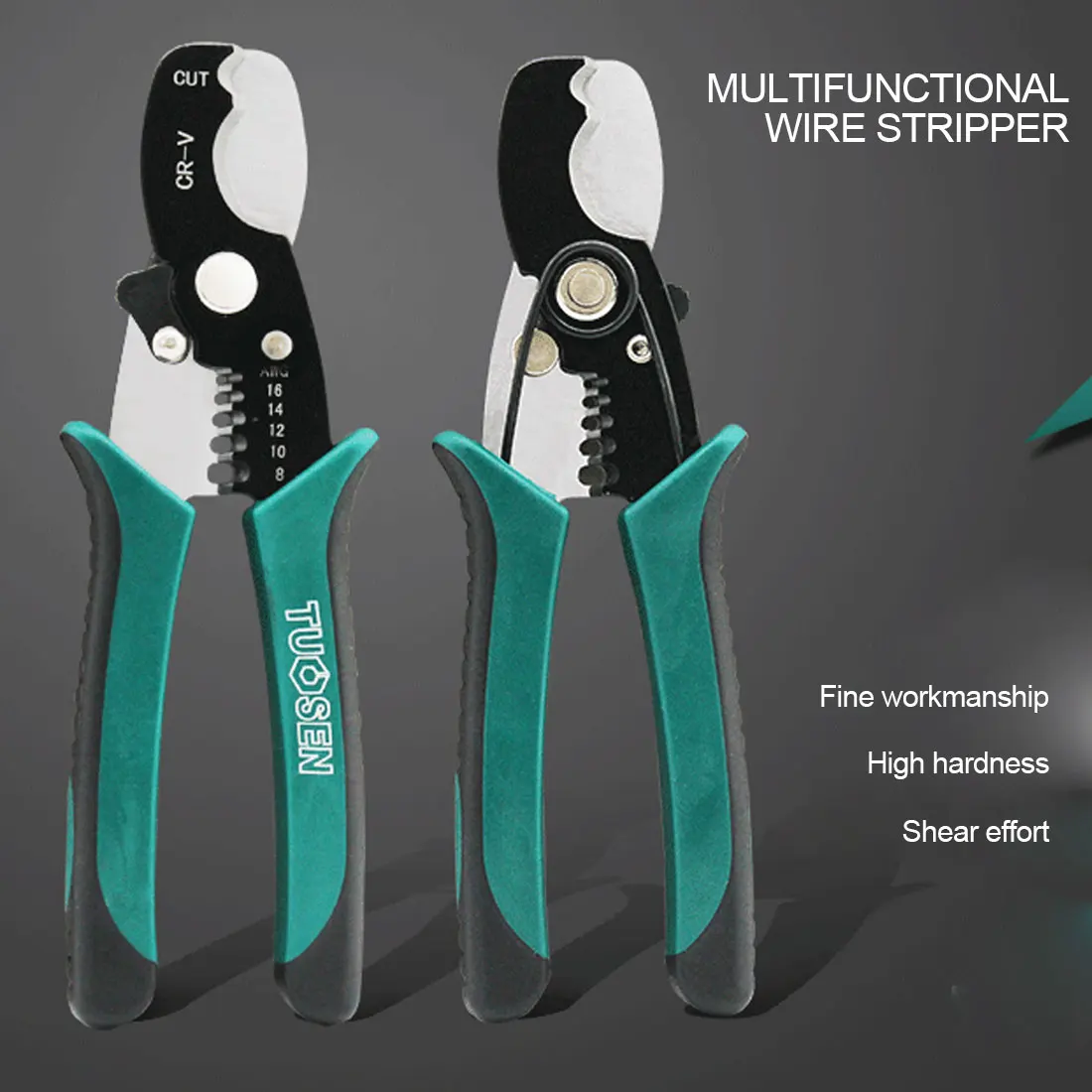 Hand Tools Multitool Wire Stripper Cable Cutting Scissor Stripping Pliers Cutter 1.6-4.0mm Tool Sets | Инструменты