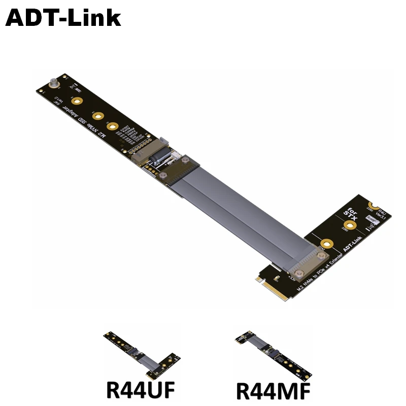 Удлинитель для SSD кабеля ADT Link M.2 NVMe PCIe3.0 x4 full speed M Key STX|Компьютерные кабели и