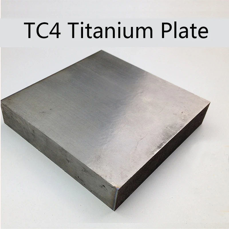 TC4 Толстая пластина из титанового сплава Ti промышленный лист или DIY 100x100 мм 150x150