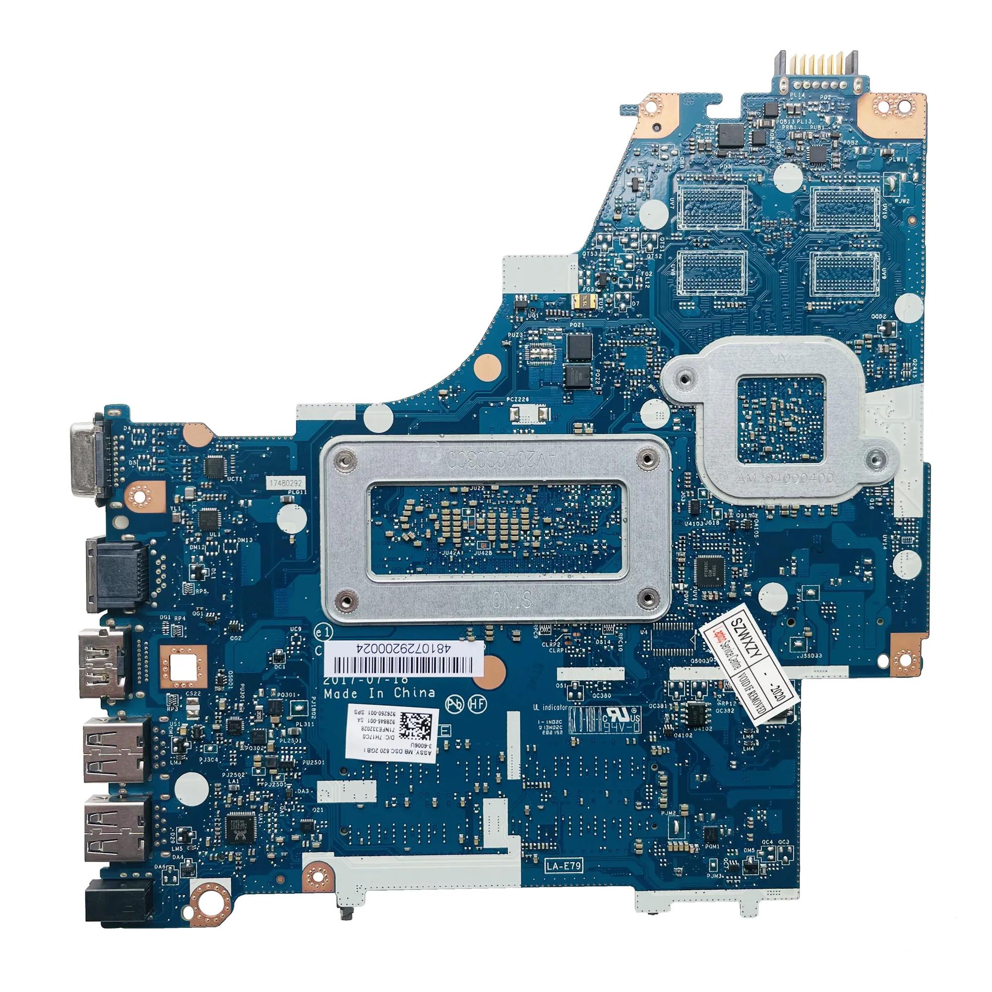 Материнская плата LSC для ноутбука HP 250 G6 CSL50/CSL52 LA-E791P 926250-001 928845-001 с процессором I3-6006U