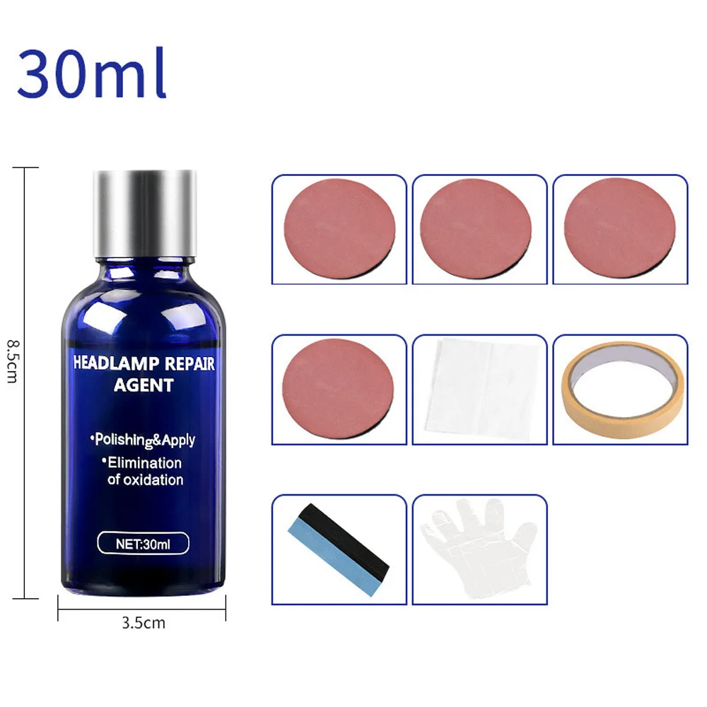 

Motorcycles Polishing Fluid 30ML Kit Scratch Repair Cleaner Waterproof