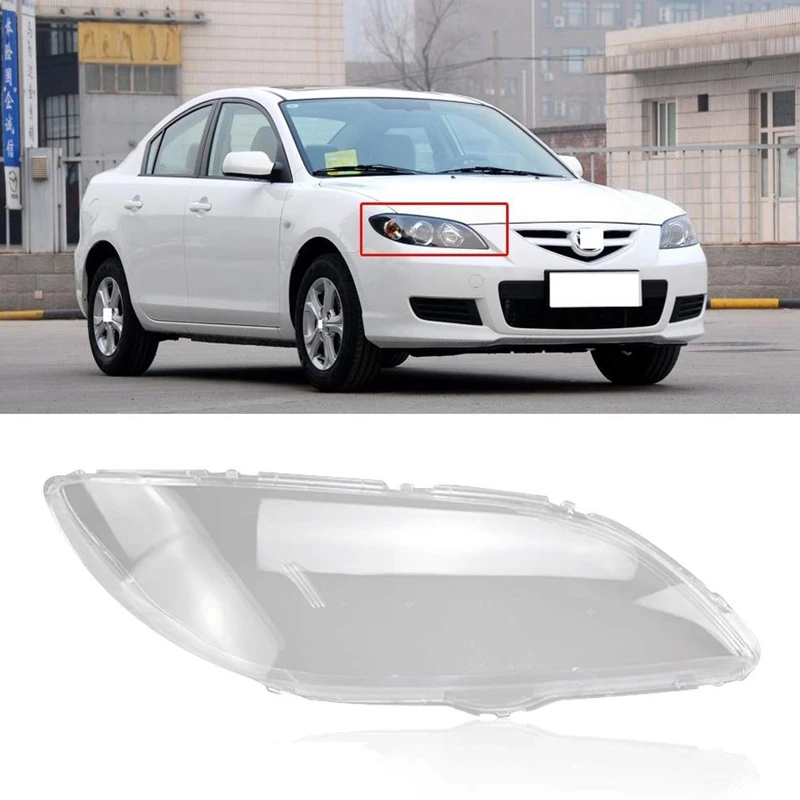 

Автомобильная передсветильник фара, крышка лампы для Mazda 3 2006-2012, головсветильник РА, головсветильник фара, водонепроницаемая прозрачная линза, Автомобильная крышка