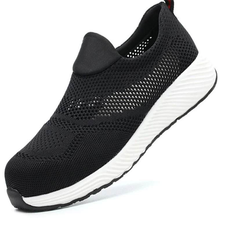 

Lightweight work safety boots steel head safety shoes men's boots breathable work shoes men's shoes adult safety indestructible