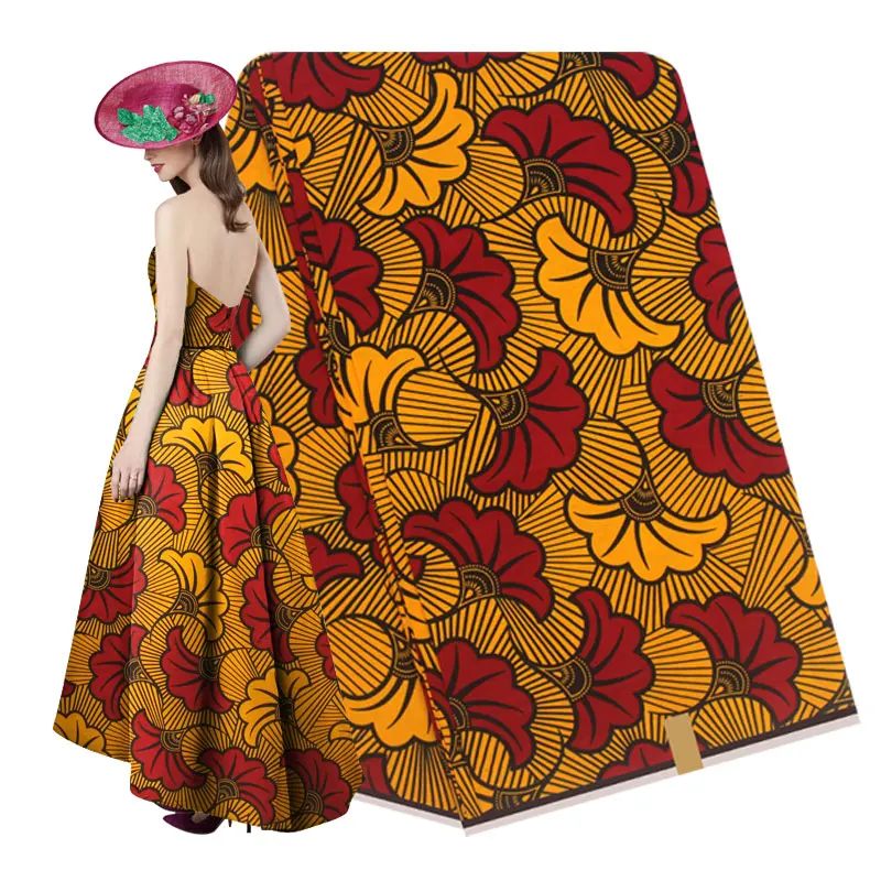 Высокое качество Африканский воск хлопок настоящий гарантированный хлопка 6