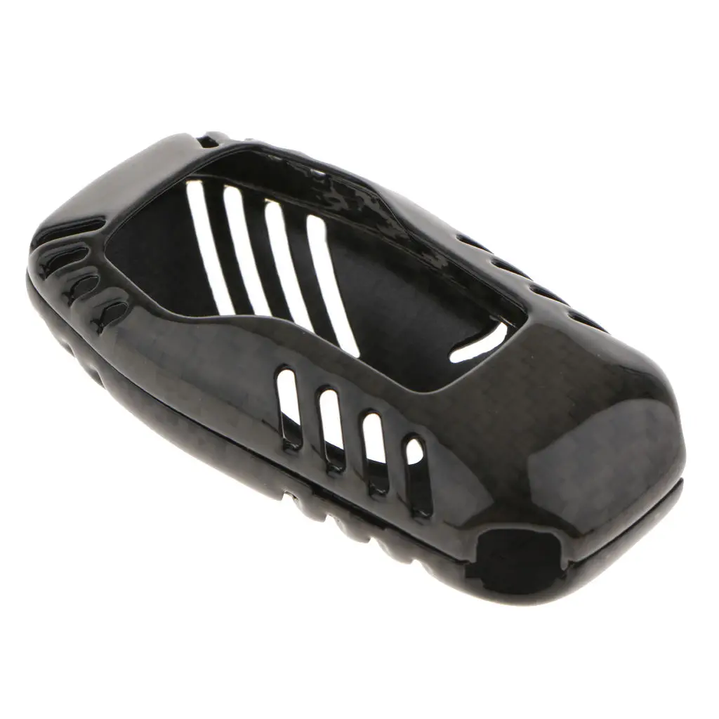 

Protective Car Remote Key Fob Case Holder Cover For Ford Lincoln MKZ (Carbon Fiber Style)