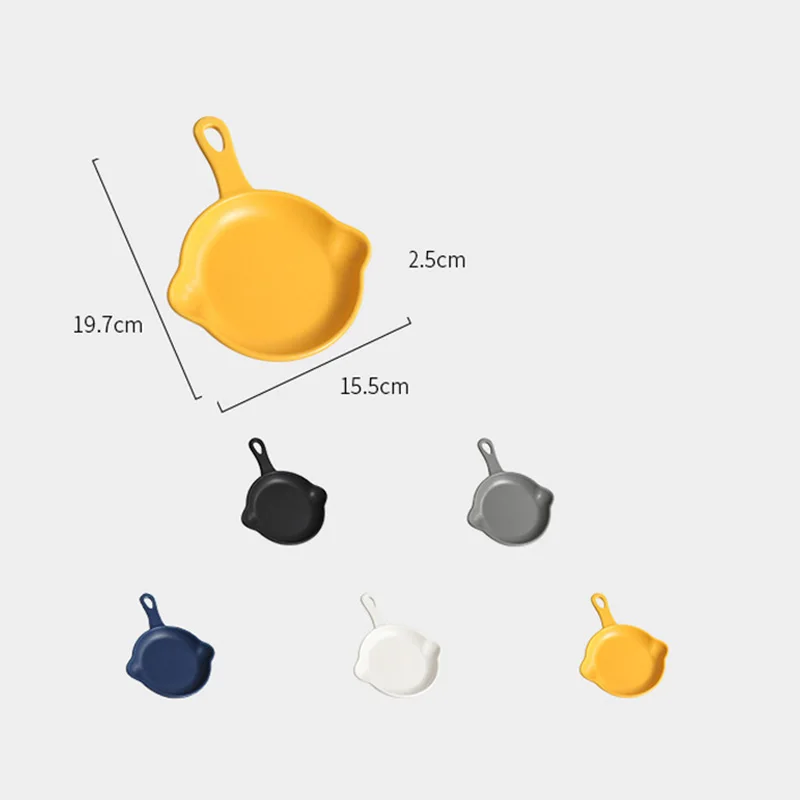 Матовая керамическая форма для выпечки круглая тарелка паста лазанья сковорода