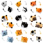 Двухсторонняя флип-кошка Гато, Детский мягкий подарок, плюшевые животные, двухсторонняя флип-кукла, милые игрушки для девочек 2021