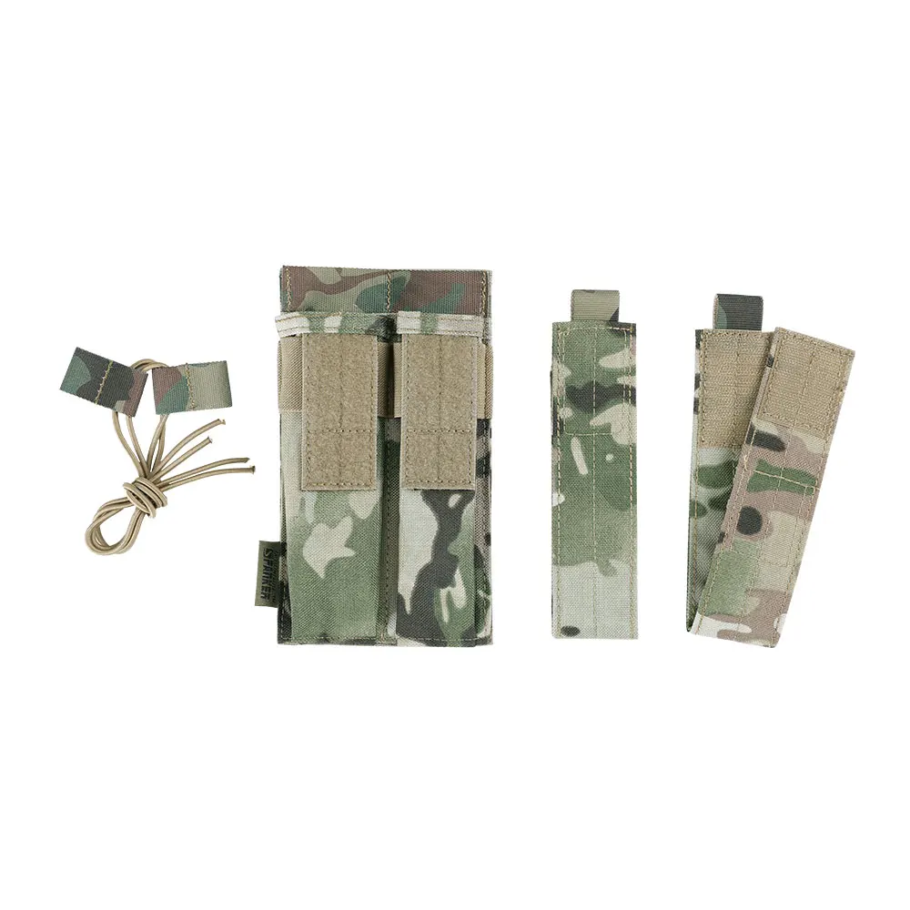 Отличный Элитный бизань Открытый военный Molle сумки трансформер KRISS/MP7 двойной подсумок охотничья сумка тактическое снаряжение