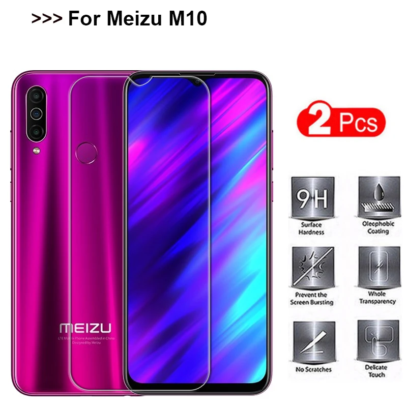 Закаленное стекло для MEIZU C9 PRO 2 шт. протектор экрана закаленная защитная пленка 9H