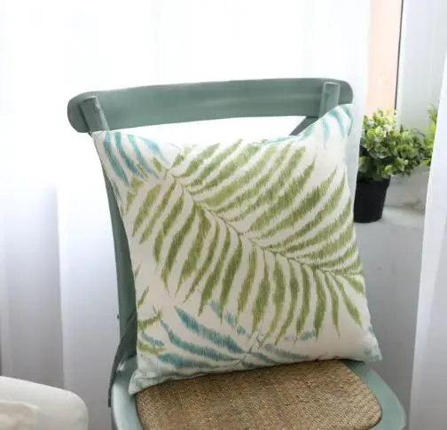 Хлопковая наволочка с принтом декоративные наволочки для дивана автомобильного