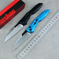new kershaw 7650 launch 13 folding knife cpm154 blade clip aluminum handle portable fruit cutter camping supplies folding tool