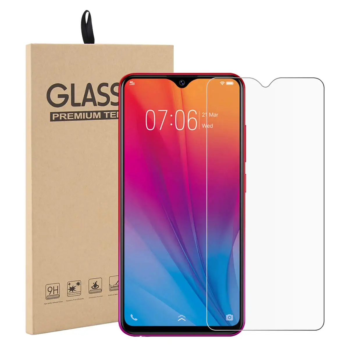Закаленное стекло Vivo Y17 защита экрана Y 17 VivoY17 1902 закаленное 2019 защитная пленка 6 35 |