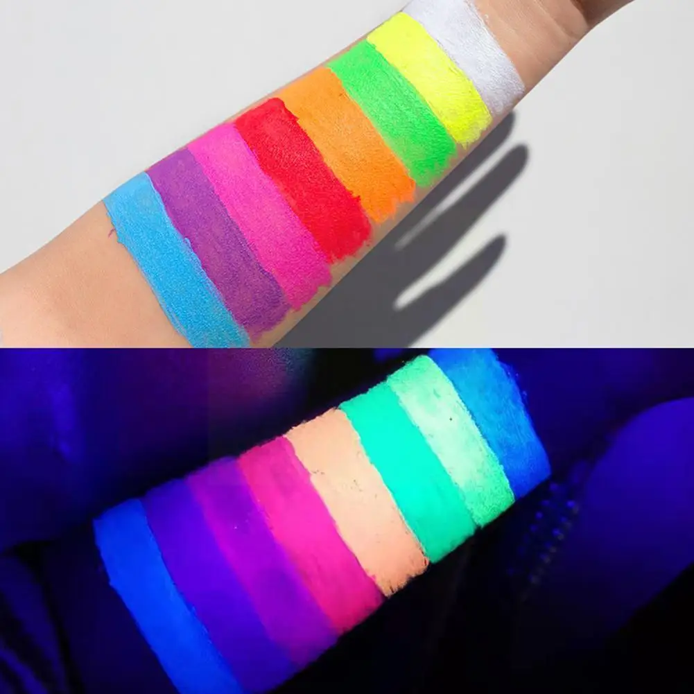 

Shiny Eye Liner Waterproof Pigment Neon Makeup Long Eyeliner Lasting Cosmetics Fluorescence Up Glitter Liquid Make UV Beaut T4R3