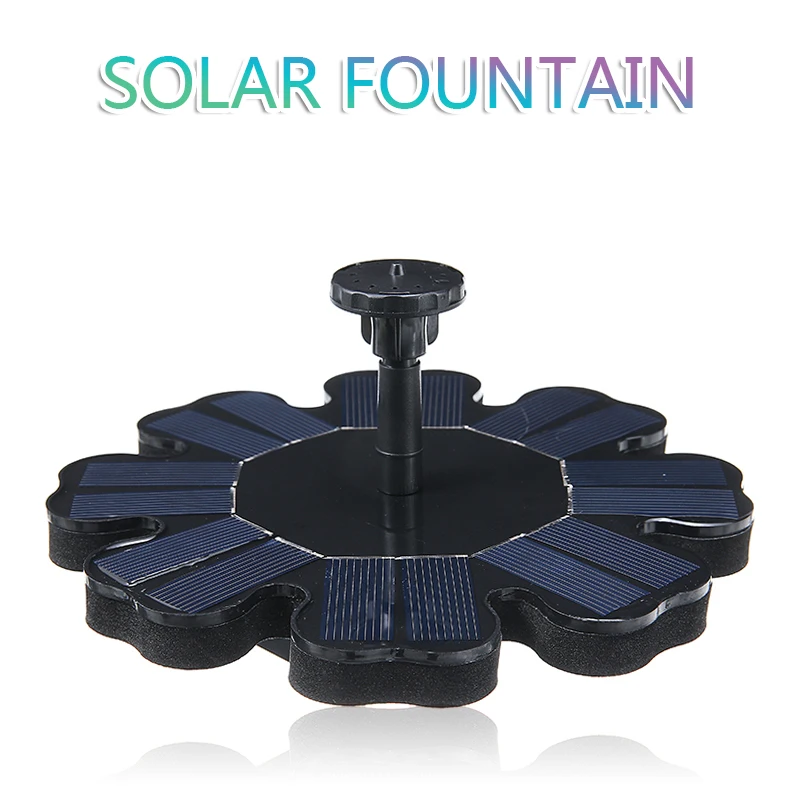 Мини солнечный фонтан плавающий водяной сад Пруд бассейн насос для птиц банные
