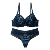 bra set women push up underwired bow decoration lingerie women sexy bra and panties set for female