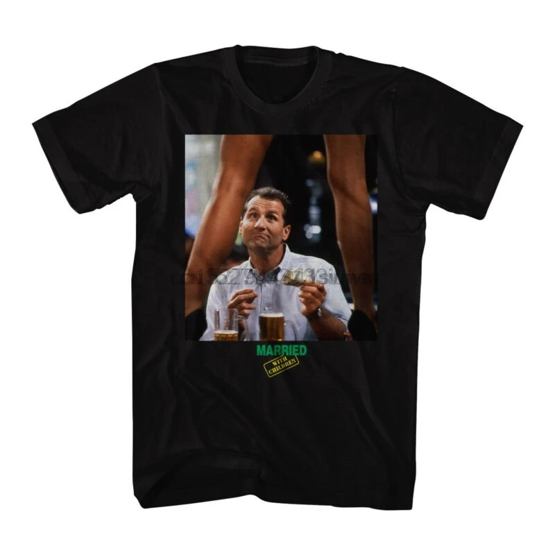 Женатый с детьми ТВ шоу Эл Банди в Nudie бар Футболка для взрослых | Мужская одежда